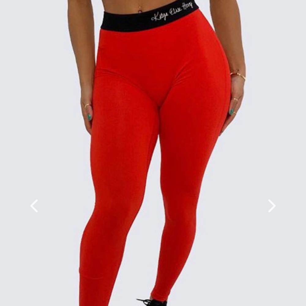 WBK red leggings
